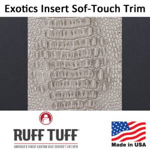 RuffTuff - Exotic Insert With Sof-Touch Trim Seat Covers