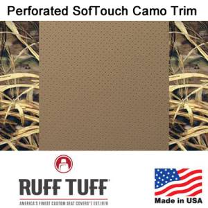 RuffTuff - Perforated Sof-Touch Insert With Camo Pattern Trim Seat Covers - Image 3