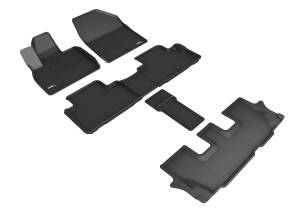 3D MAXpider L1KA05101509 KIA TELLURIDE 7-SEATS 2020 KAGU BLACK R1 R2 R3