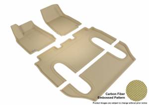 3D MAXpider - 3D MAXpider L1SC00301509 TESLA MODEL X 6-SEATS 2016-2020 KAGU TAN R1 R2 R3 - Image 1