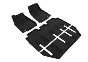 3D MAXpider L1SC00701501 TESLA MODEL X FOLDING 7-SEATS 2017-2020 ELEGANT BLACK R1 R2 R3