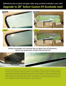 3D MAXpider - 3D MAXpider BMW X1 (E84) 2012-2015 SOLTECT SUNSHADE REAR WINDOW - Image 5