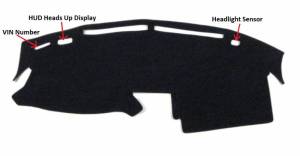 Intro-Tech Automotive - Nissan Altima 2002-2004 -  DashCare Dash Cover - Image 2