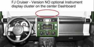 Intro-Tech Automotive - Toyota FJ Cruiser 2007-2014 -  DashCare Dash Cover - Image 4