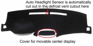 Intro-Tech Automotive - Cadillac CTS 2008-2013 -  DashCare Dash Cover - Image 2