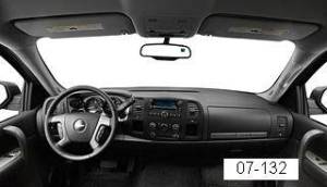 Intro-Tech Automotive - Chevrolet Silverado Pickup 2008-2013 * 2 Pass Side Glove Box Style -  DashCare Dash Cover - Image 3