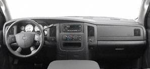 Intro-Tech Automotive - Dodge Ram 2500 3500 Pickup 2003-2005 -  DashCare Dash Cover - Image 3