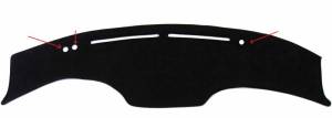 Intro-Tech Automotive - Infiniti FX35 & FX45 2003-2008 * Top of Dash Coverage Only! -  DashCare Dash Cover - Image 1