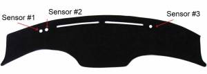 Intro-Tech Automotive - Infiniti FX35 & FX45 2003-2008 * Top of Dash Coverage Only! -  DashCare Dash Cover - Image 2