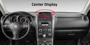 Suzuki Grand Vitara 2006-2013 * with center display above AC vents! -  DashCare Dash Cover