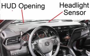 Intro-Tech Automotive - Toyota Camry 2021 - DashCare Dash Cover - Image 3