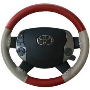 Wheelskins - EuroTone 2 Color Wheelskins Genuine Leather Steering Wheel Cover - 15 colors - size 13 3/4 X 3 3/4 - Image 26