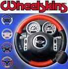Wheelskins - EuroTone 2 Color Wheelskins Genuine Leather Steering Wheel Cover - 15 colors - size 13 3/8 X 3 7/8 - Image 34