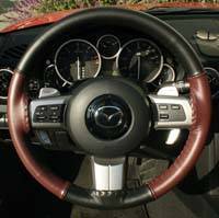 Wheelskins - EuroTone 2 Color Wheelskins Genuine Leather Steering Wheel Cover - 15 colors - size 14 1/2 X 4 3/8 - Image 18