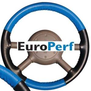 Wheelskins - EuroTone 2 Color Wheelskins Genuine Leather Steering Wheel Cover - 15 colors - size 14 1/4 x 4 1/4 - Image 3