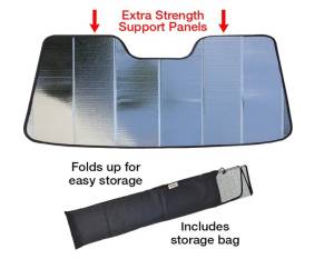 Intro-Tech Automotive - Intro-Tech Premier Folding Sun Shade for Toyota Sequoia 2023-2024 with dashcam TT-926-P - Image 9