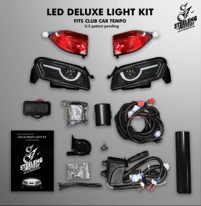 Steeleng Goft Carts - SGC - SGC Steeleng Meteor Deluxe Light Kit LED - CLUB CAR TEMPO GOLF CART 2018-Up - Image 2